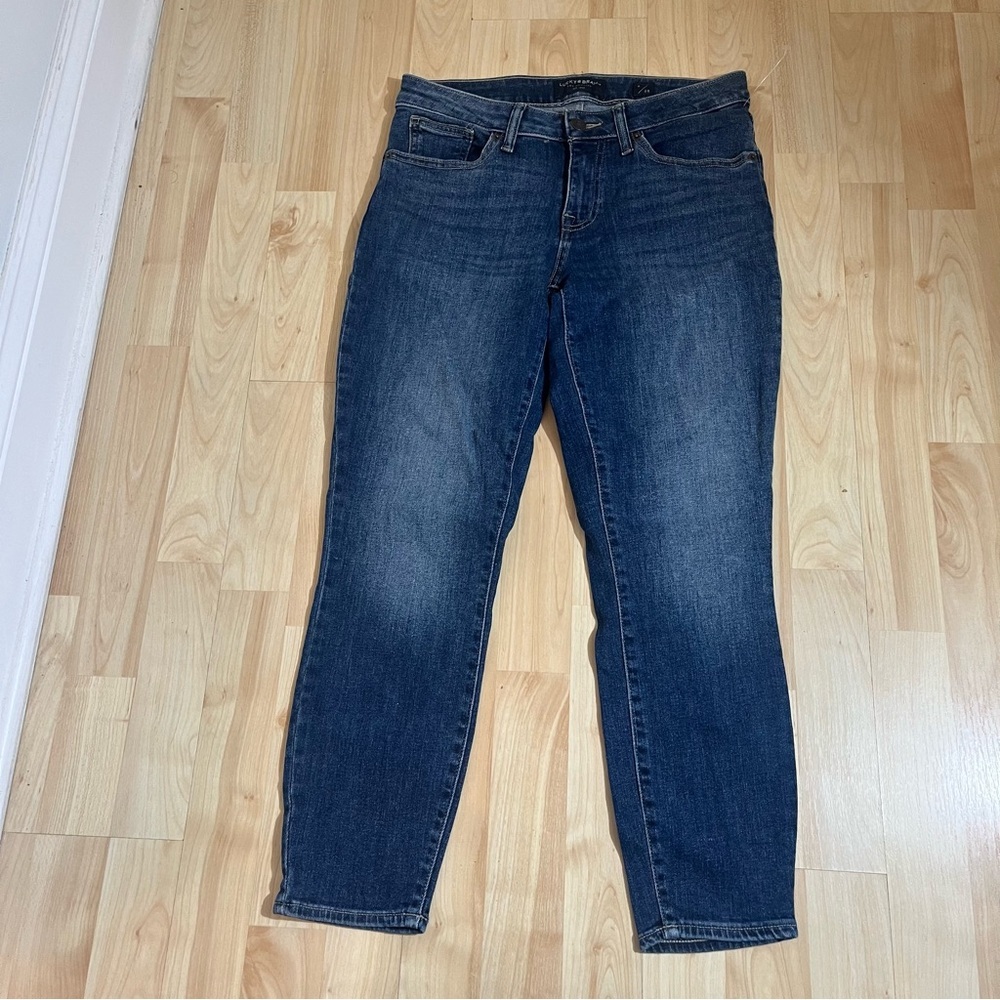 Lucky Brand Women Low Rise Crop Lolita Medium Wash Size 6/28